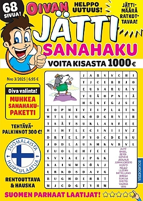 Oivan jätti Sanahaku-lehti